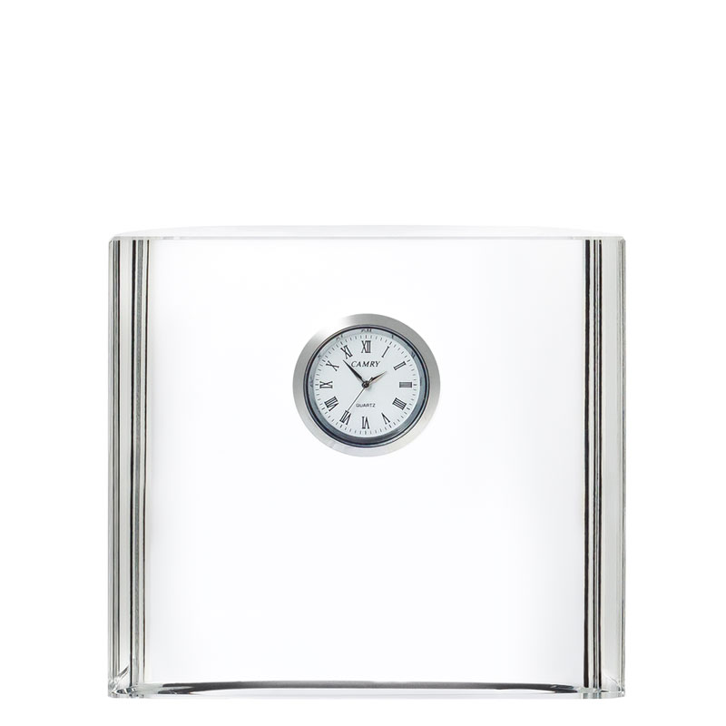 Orrefors Vision Clocks Square Desk Clock