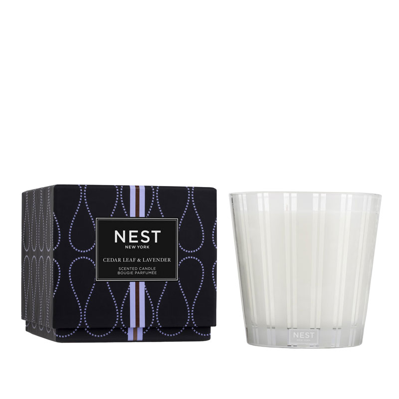 NEST New York Cedar Leaf & Lavender 3-Wick Candle