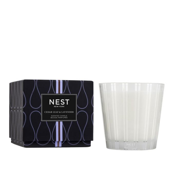 NEST New York Cedar Leaf & Lavender 3-Wick Candle