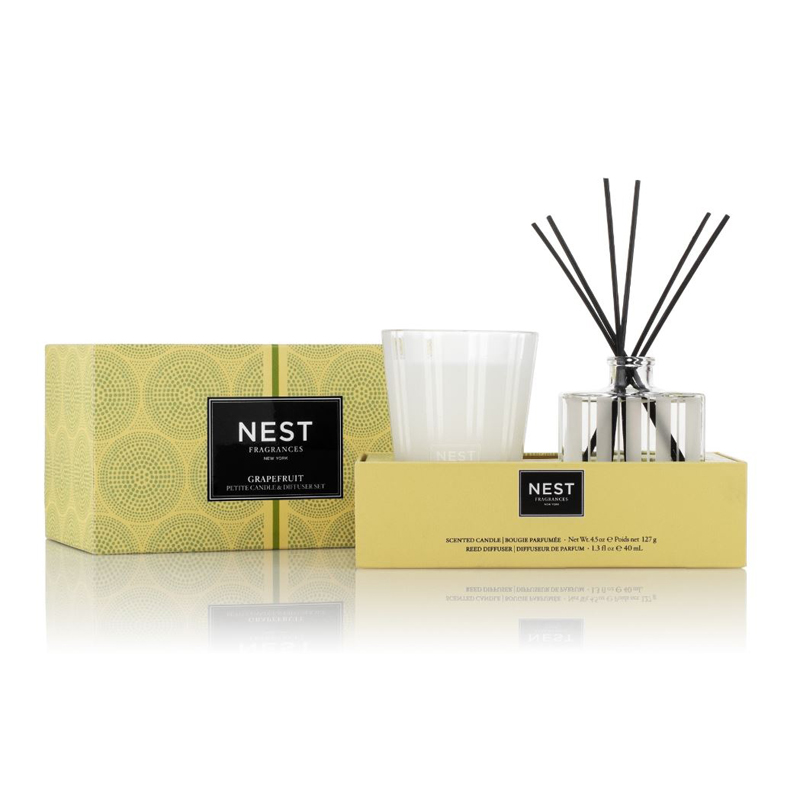 Nest Grapefruit Petite Candle & Diffuser Set Borsheims