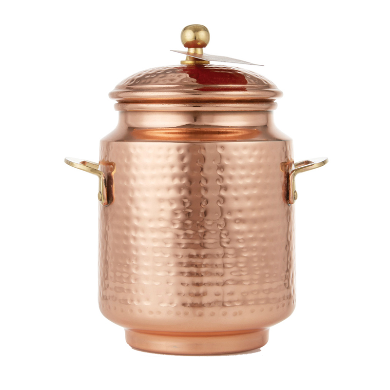 Thymes Simmered Cider Tall Copper Pot Candle
