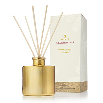Thyme Frasier Fir Petite Gold Reed Diffuser