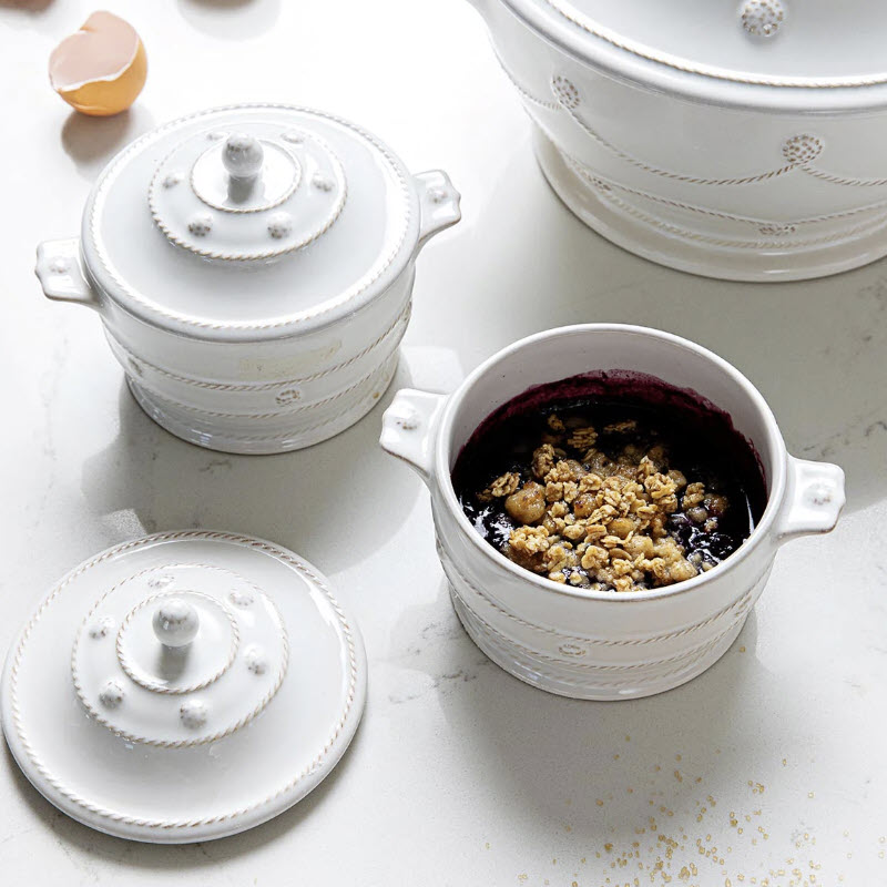 Juliska Berry and Thread Mini Cocotte, Whitewash