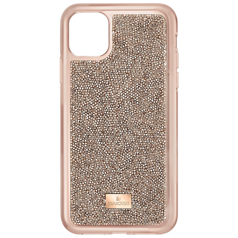 SWAROVSKI  iPhoneXRケース High スマートフォンケース, iPhone® 14, ゴールド系 | Swarovski