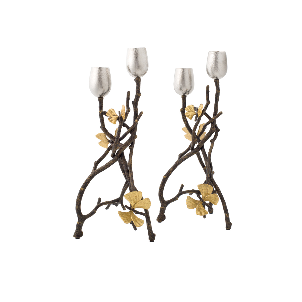 Michael Aram Butterfly Ginkgo Candleholders