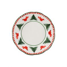Vietri Uccello Rosso Salad Plate