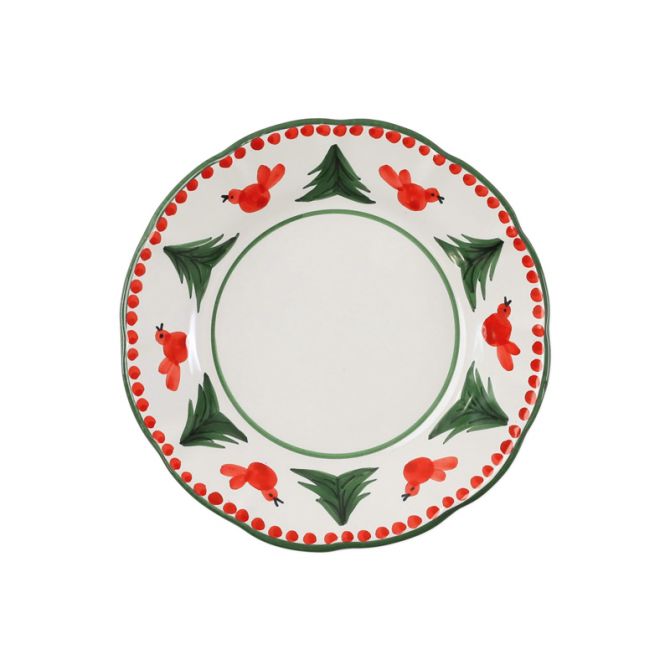 Vietri Uccello Rosso Salad Plate