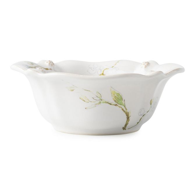 Juliska Berry and Thread Floral Sketch Jasmine Cereal/Ice Cream Bowl Cereal Bowl