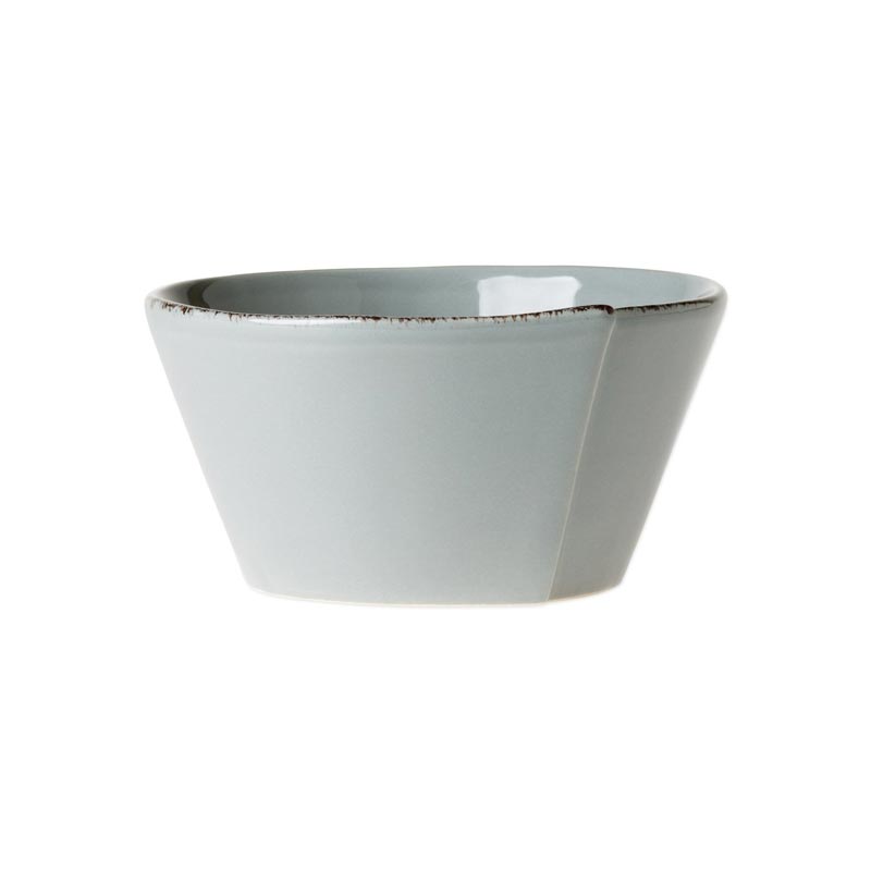 Vietri Lastra Stacking Cereal Bowl, Grey