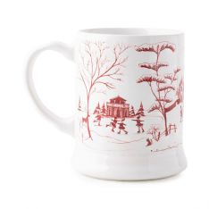Juliska Country Estate Mr. & Mrs. Claus Ruby Mug