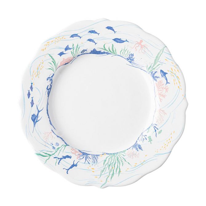 Juliska Country Estate Seaside White Dinner Plate