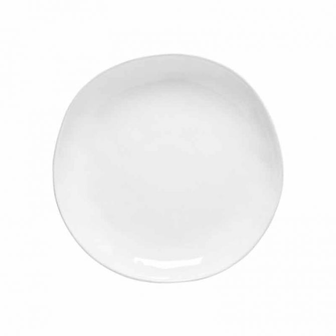 Costa Nova Livia 11" Dinner Plate, White