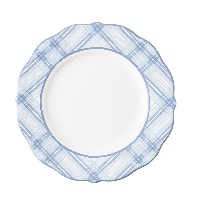 Juliska Tartan Chambray Salad Plate