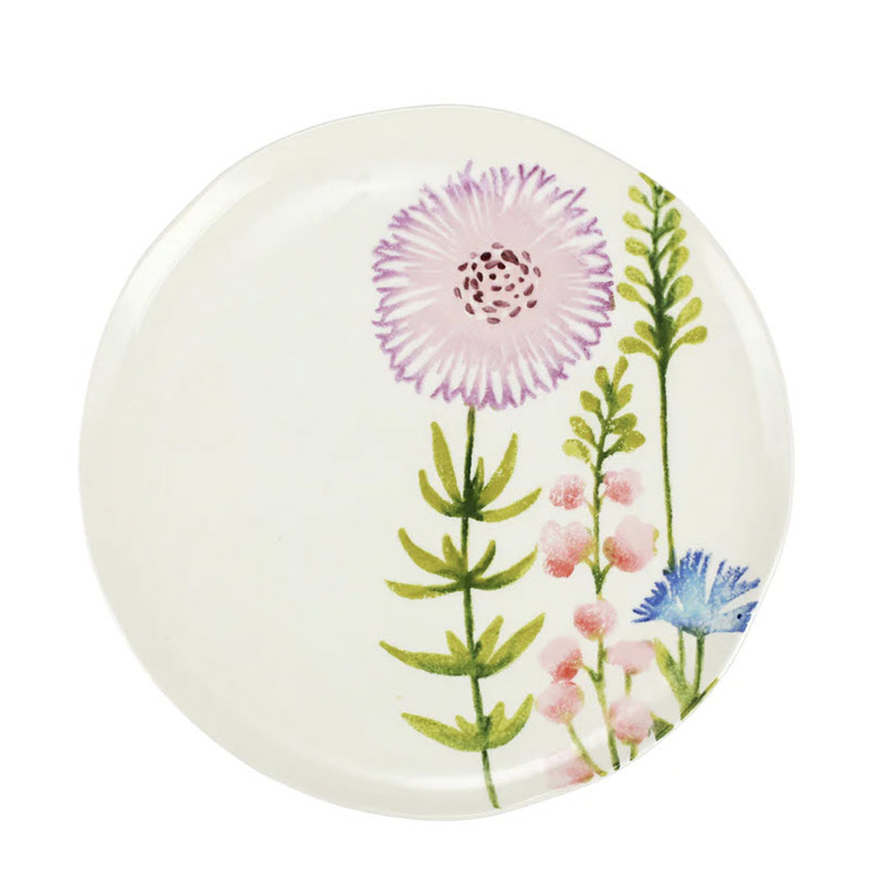 Vietri Fiori Di Campo Dandelion Dinner Plate