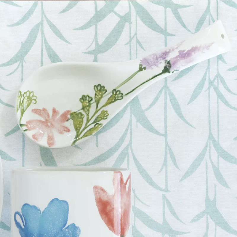 Vietri Fiori Di Campo Spoon Rest