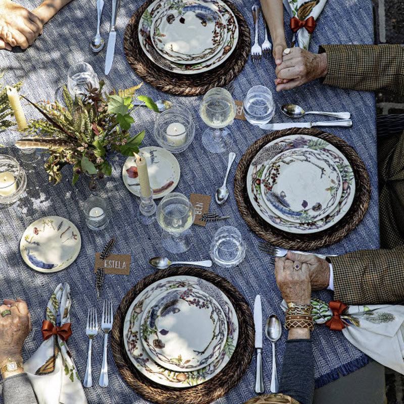 Juliska Forest Walk Party Plates, Set of 4