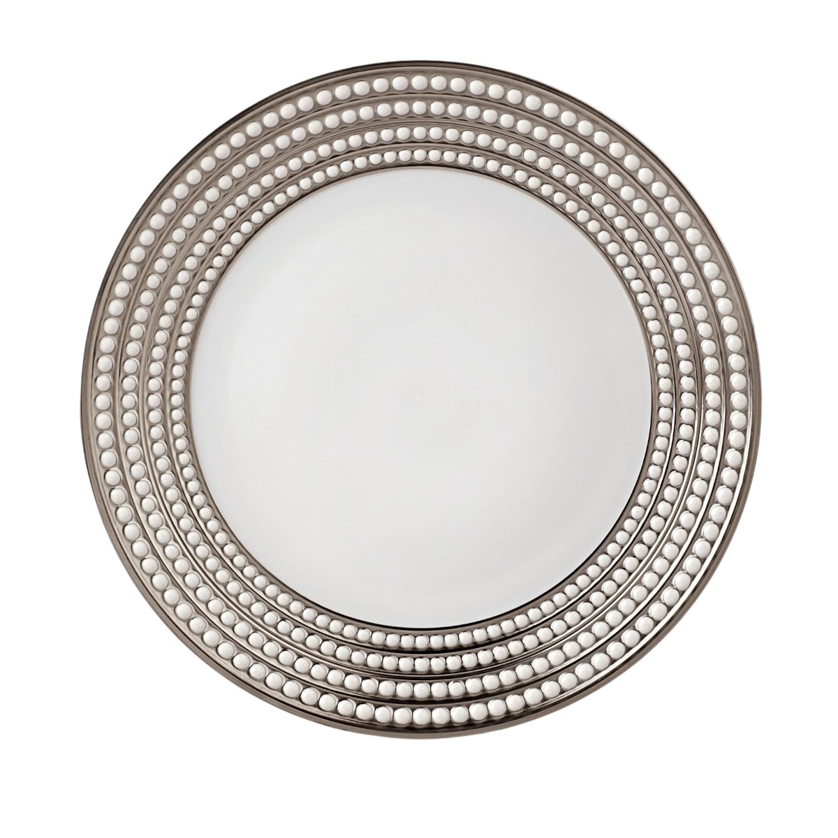 L'Objet Perlee Charger, Platinum