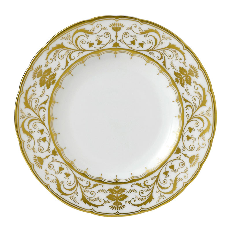 Royal Crown Derby Darley Abbey White Bread and Butter Plate