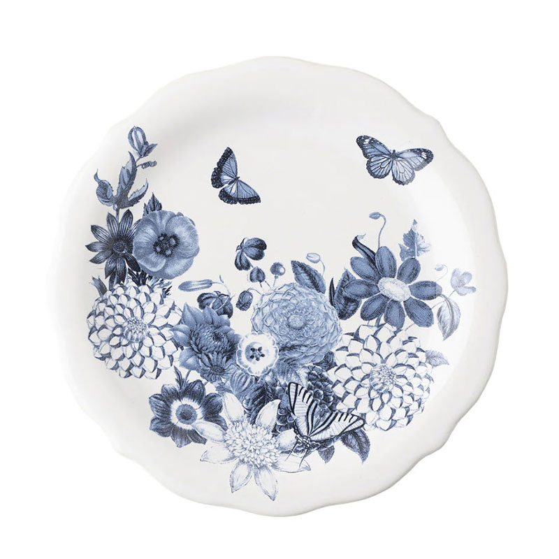 Juliska Field of Flowers Salad Plate, Chambray Borsheims