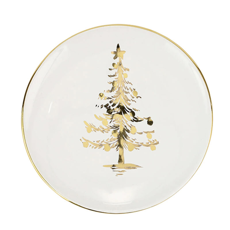 Vietri Medici Natale Salad Plate