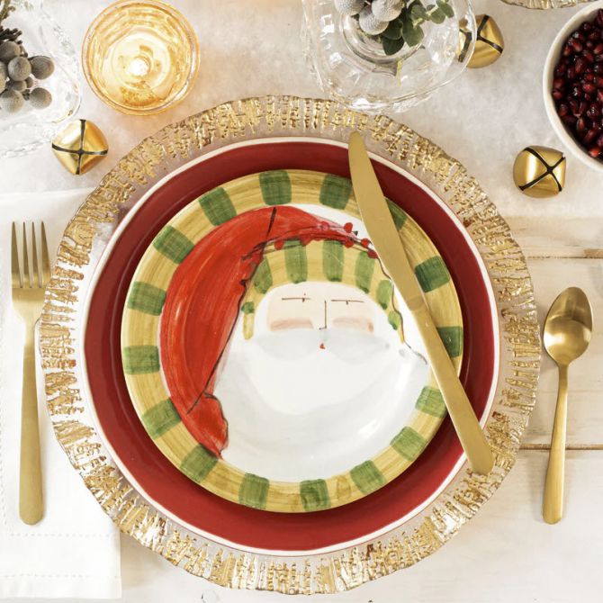 Vietri Old St. Nick Salad Plate - Thumbnail 4