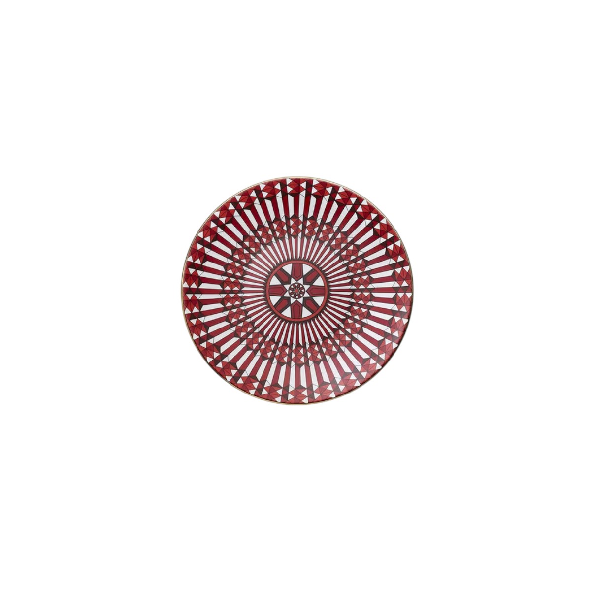 Baccarat Arcadia Bread Plate, Red
