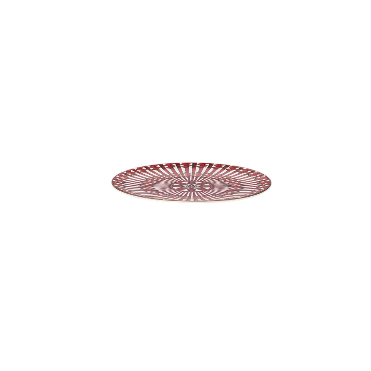 Baccarat Arcadia Bread Plate, Red