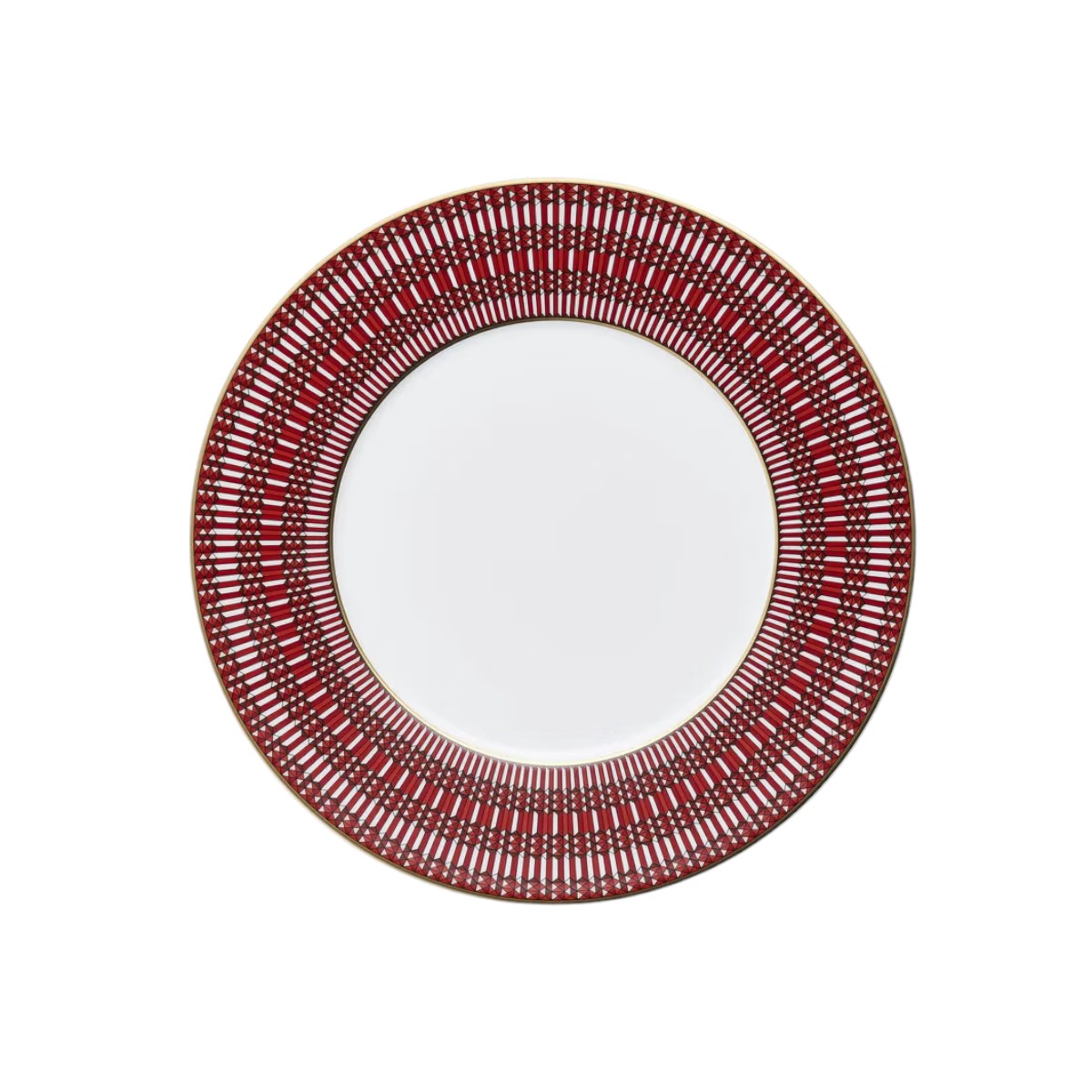 Baccarat Arcadia Red Dinner Plates, Set of 2
