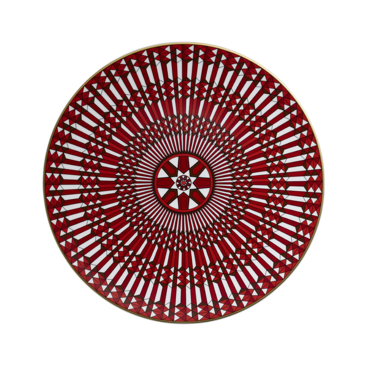 Baccarat Arcadia Charger Plate, Red