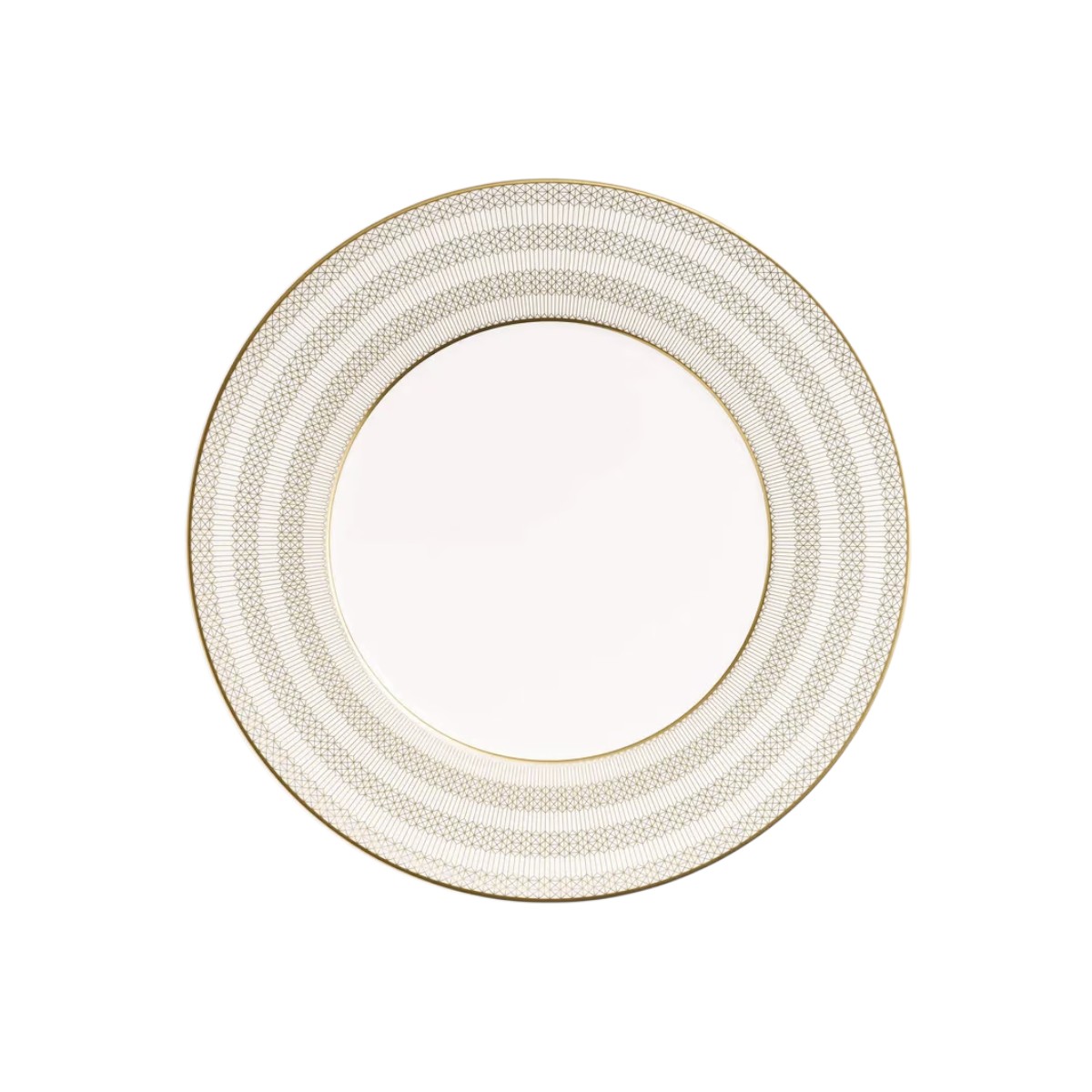 Baccarat Arcadia Gold and Platinum Dinner Plates, Set of 2