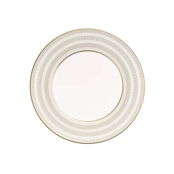 Baccarat Arcadia Gold and Platinum Dinner Plates, Set of 2