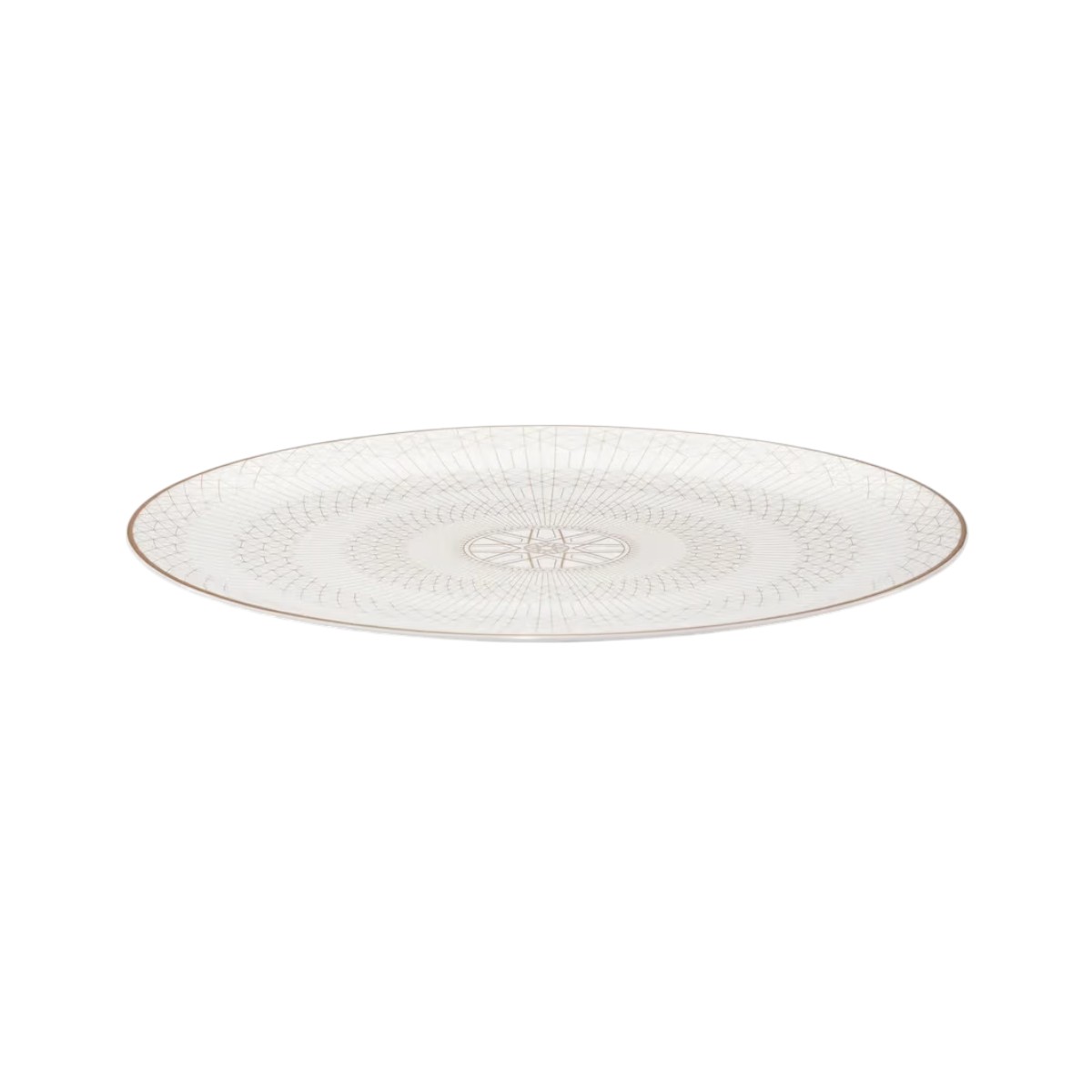 Baccarat Arcadia Gold and Platinum Charger Plate