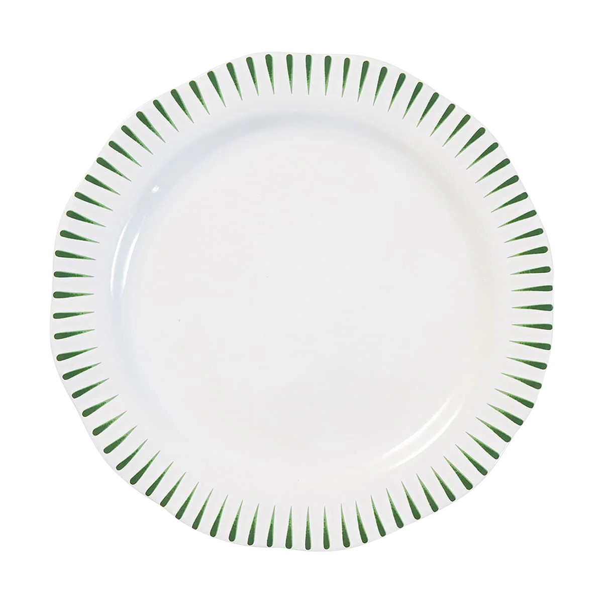 Juliska Sitio Stripe Dinner Plate, Basil