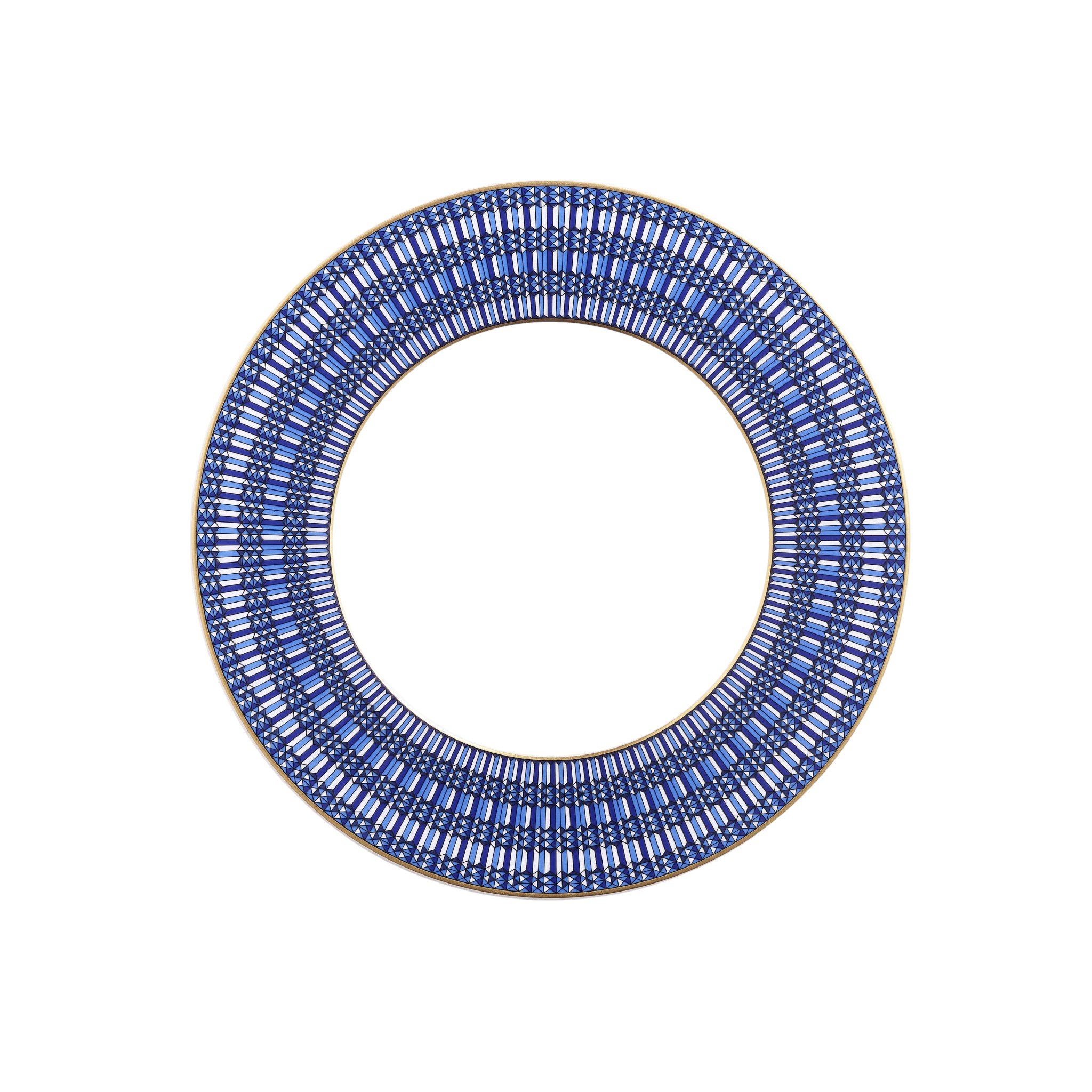 Baccarat Arcadia Blue Dinner Plates, Set of 2