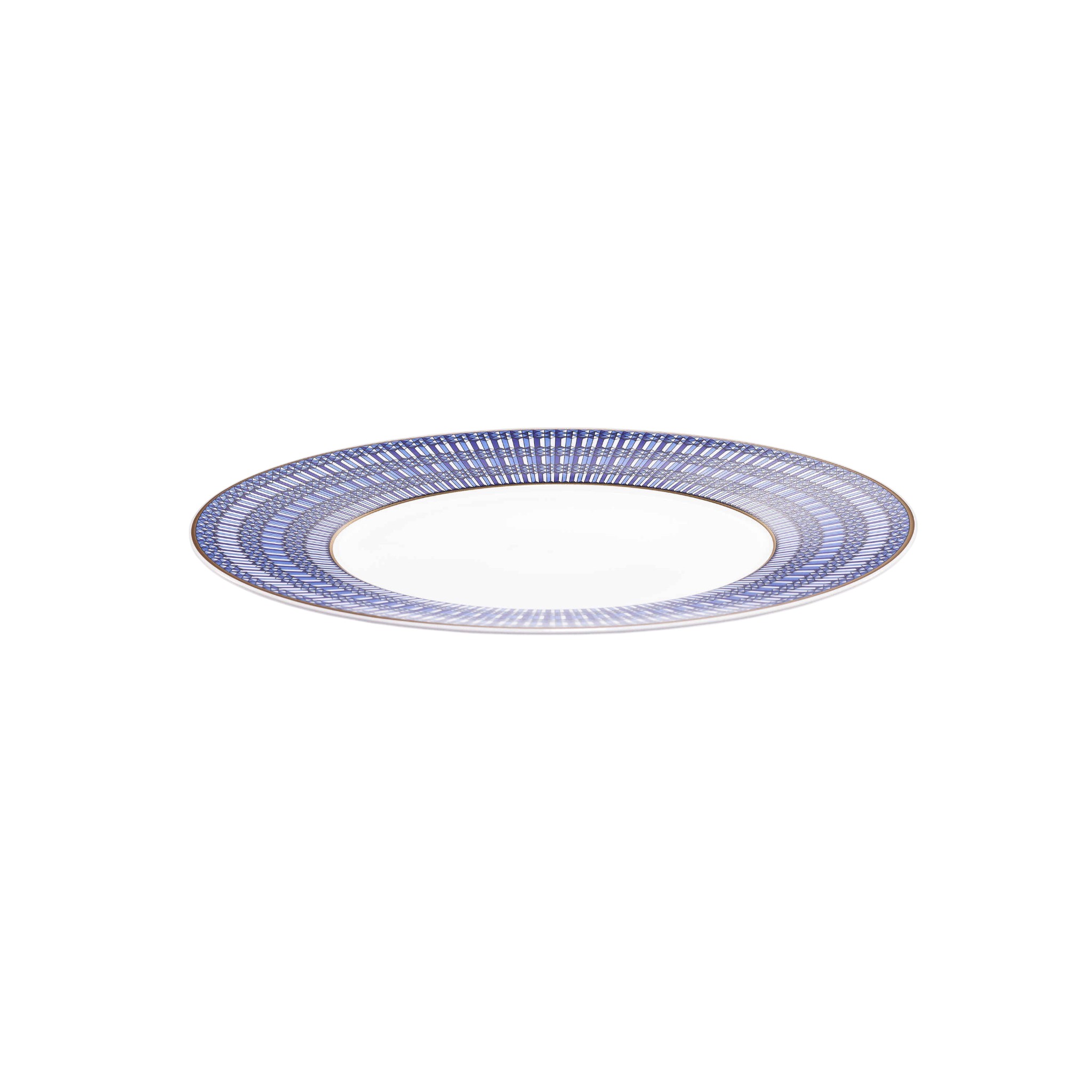 Baccarat Arcadia Blue Dinner Plates, Set of 2