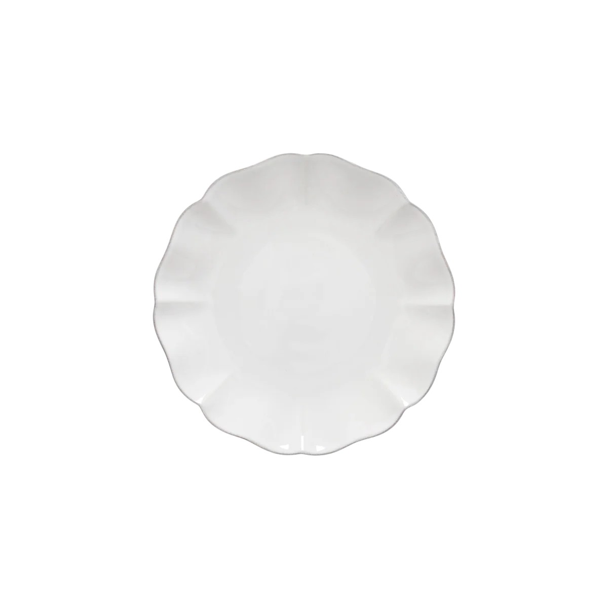 Costa Nova Rosa Salad Plate, White