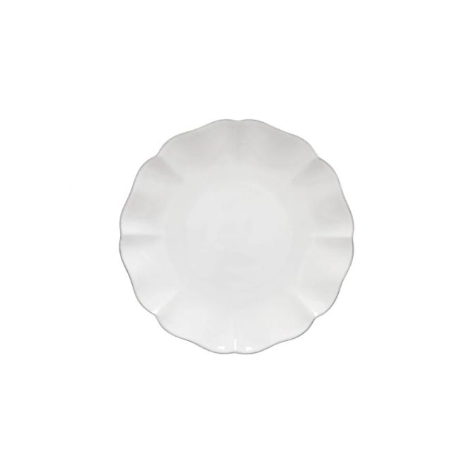 Costa Nova Rosa Salad Plate, White