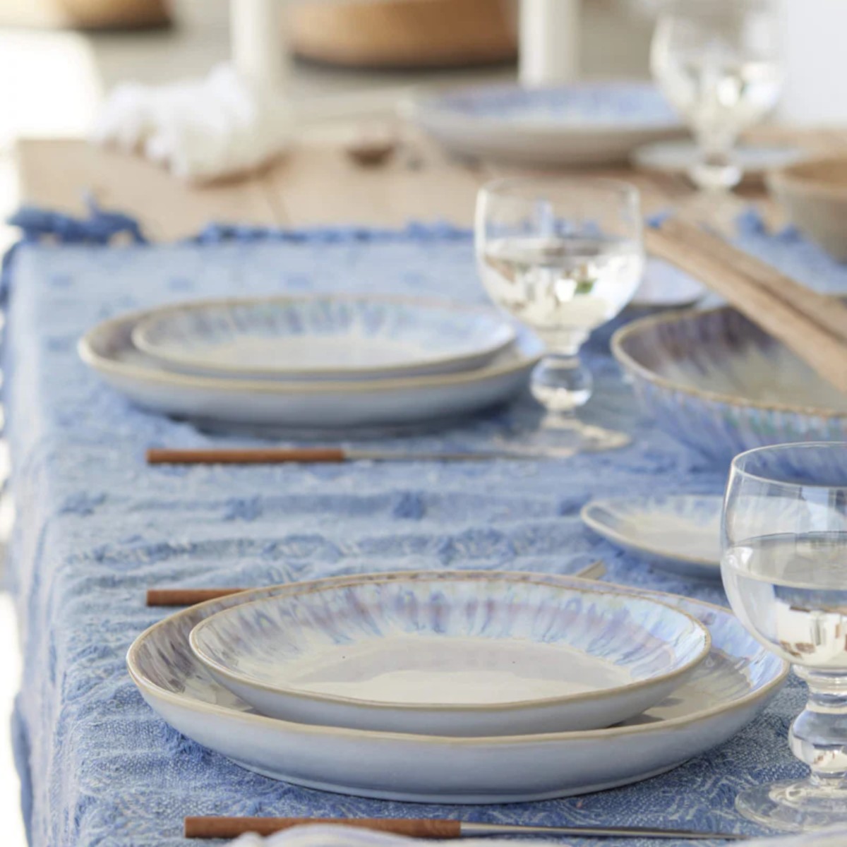Costa Nova Brisa Dinner Plate, Ria Blue