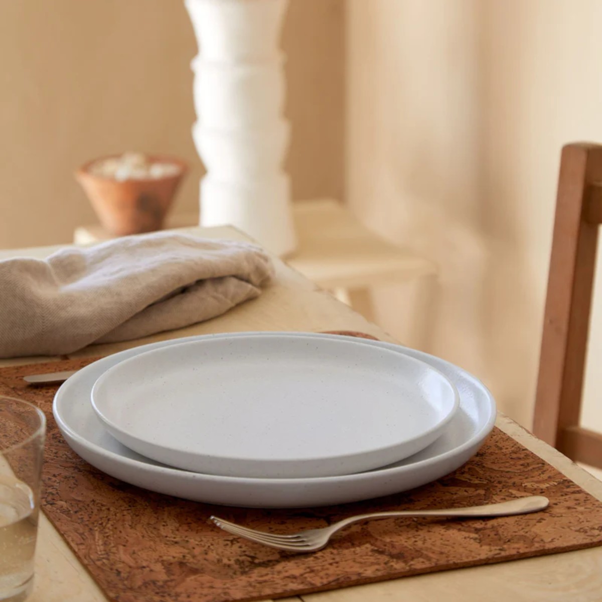 Costa Nova Pacifica Salad Plate, Salt White