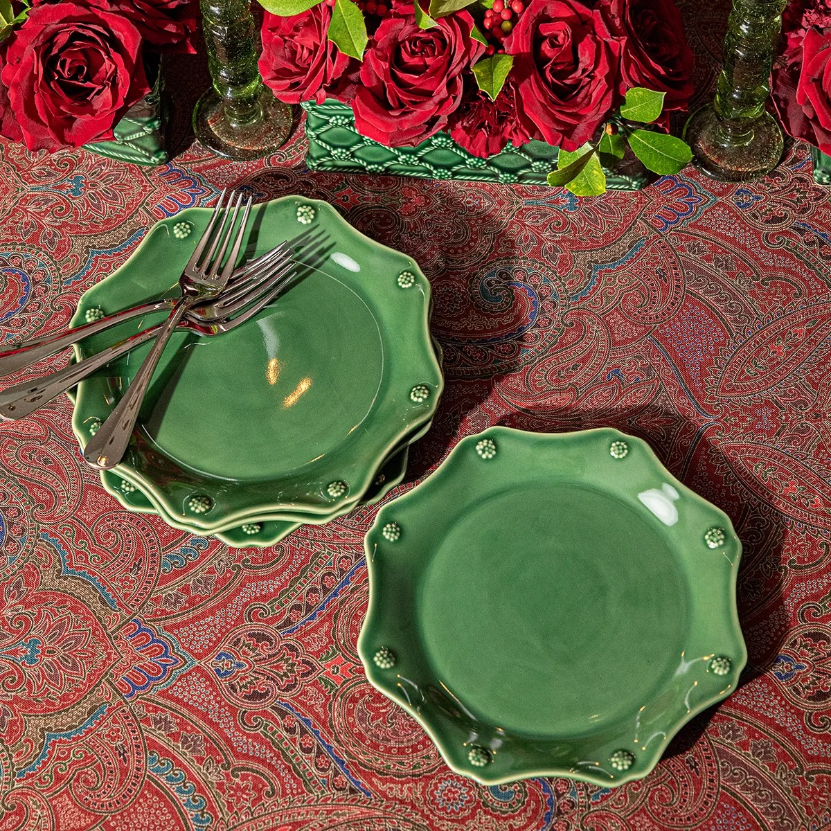 Juliska Berry and Thread Scalloped Salad Plate, Basil
