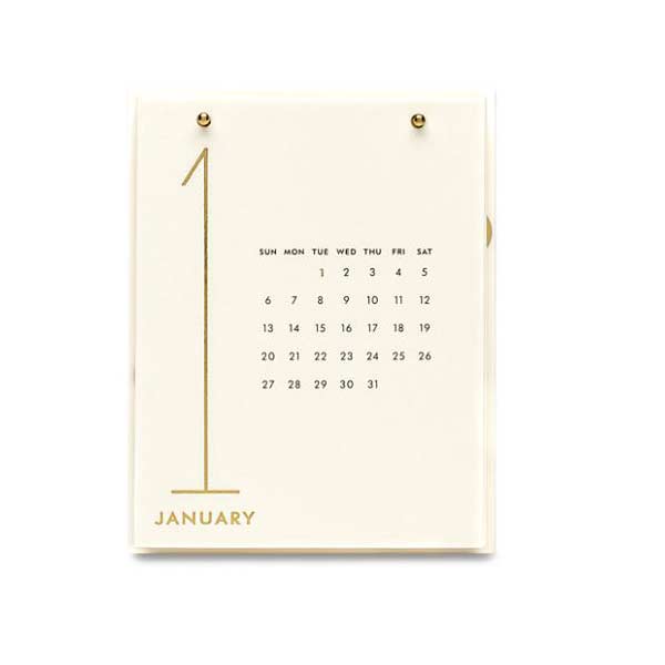 Kate Spade Gold Dot Desk Calendar Borsheims