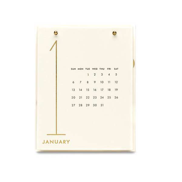 Kate Spade Gold Dot Desk Calendar 185830 Borsheims