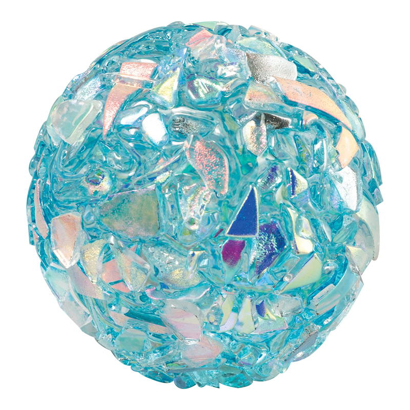 Glass Eye Studio Environmental Blue Ice Storm Paperweight 2509PWES