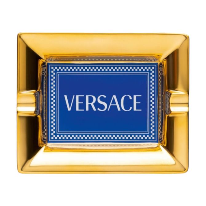 Versace Medusa Rhapsody Ashtray, Blue