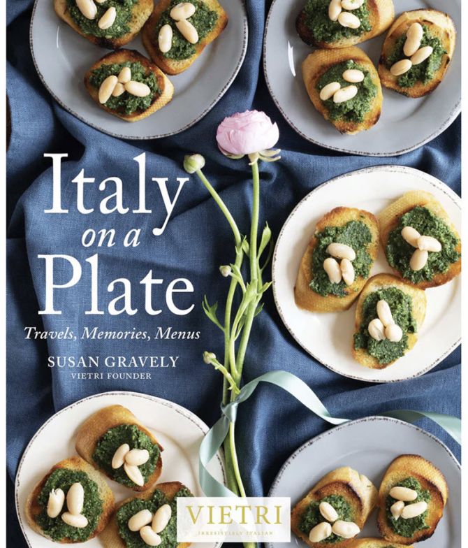 Vietri Italy On A Plate: Travels, Memories, Menus Book