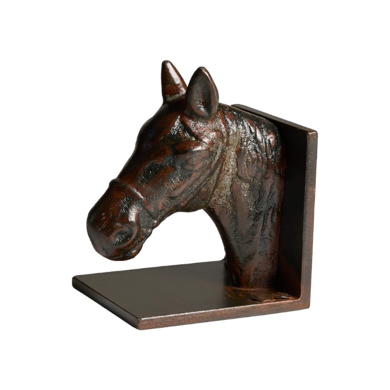 Jan Barboglio Triple Corona Horse Bookends, Pair