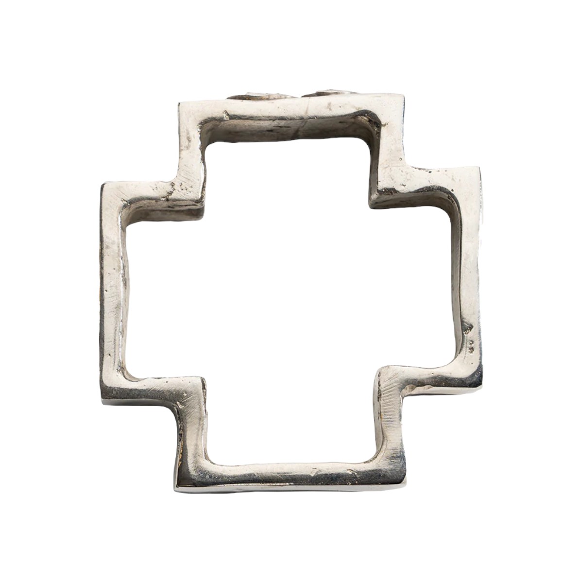 Jan Barboglio Cruz Anillo Paperweight, Nickel Plated