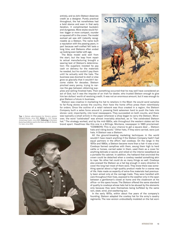 Stetson: American Icon Book