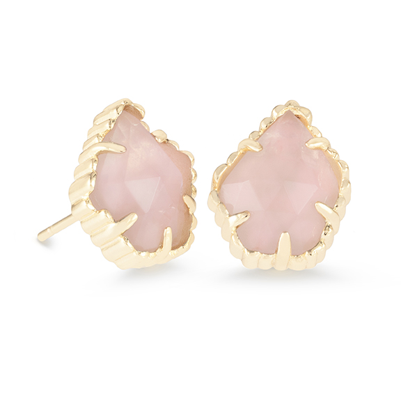 Tessa rose gold stud earrings deals