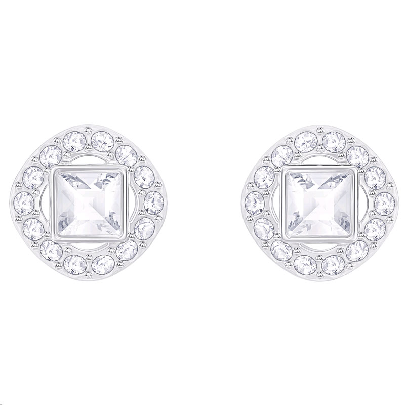 Swarovski Angelic Silver Pierced Earrings